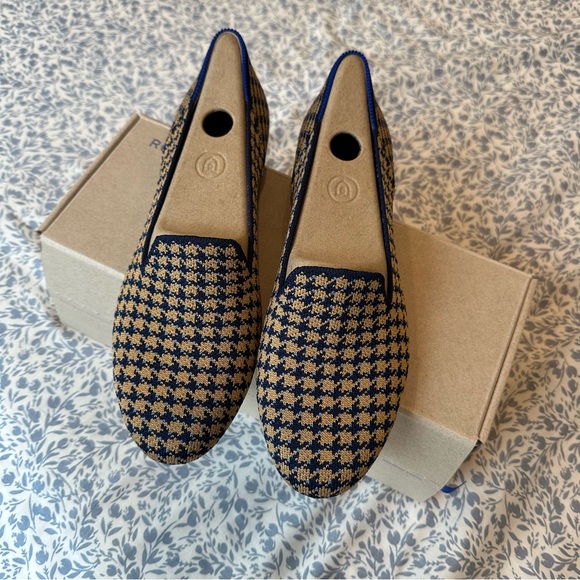 RETIRED Rothy’s Sapphire and Camel Loafers NIB Size 8.5 - Picture 1 of 4